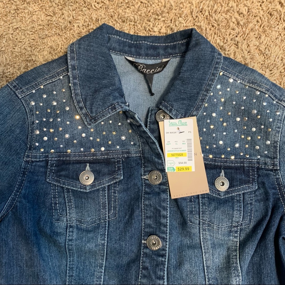 SOLD | Blingy Jean Jacket